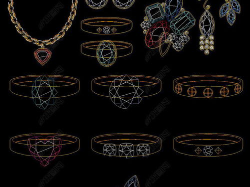 珠寶首飾CAD設(shè)計(jì)大全 平面圖資源與設(shè)計(jì)靈感